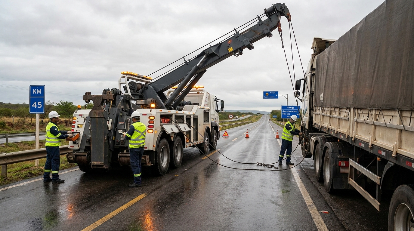Guincho para Caminhão perto de mim em Franca‑SP
